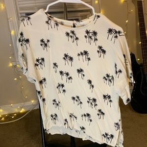 Palm tree blouse